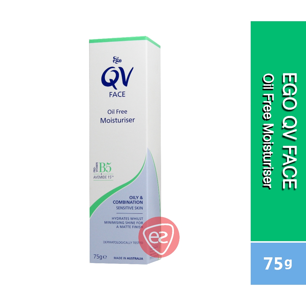 Ego QV Face Oil Free Moisturiser (With Pro-Vitamin B5 + Avemide 15) 75g ...