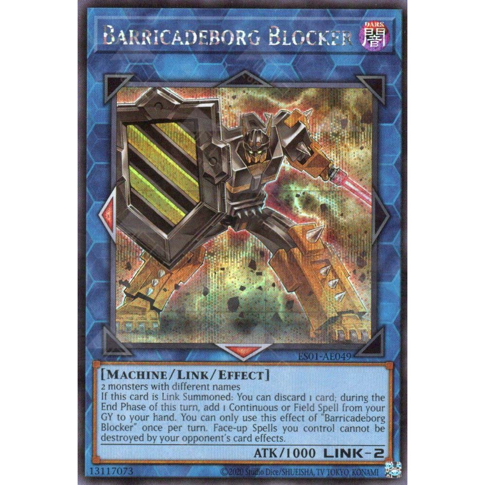 QCDB-JP046 ES01-AE049 SER SR Yu-Gi-Oh Barricadeborg Blocker | Shopee  Malaysia