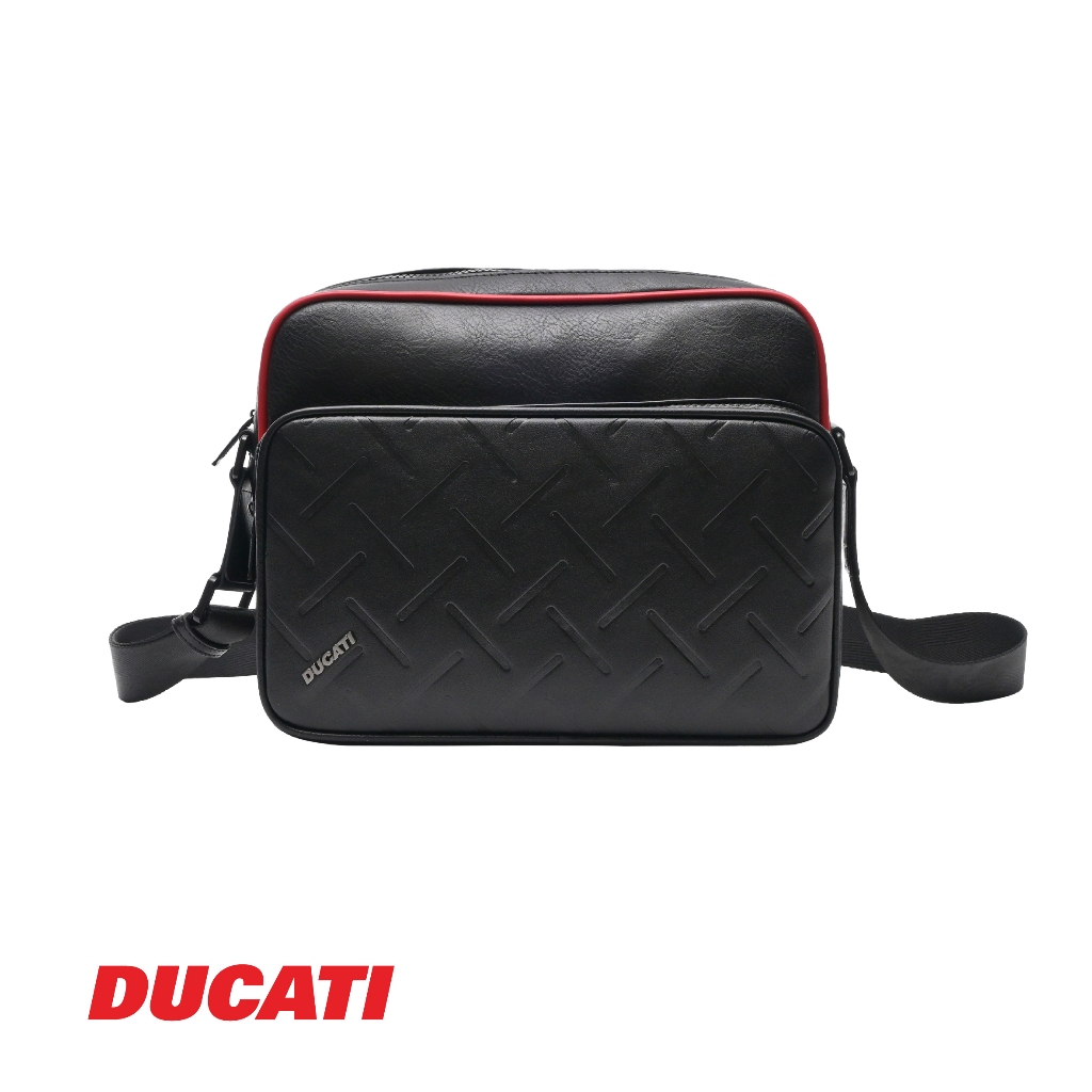 Ducati Men PU Leather Sling Bag DSB0127PN3MC4 Shopee Malaysia