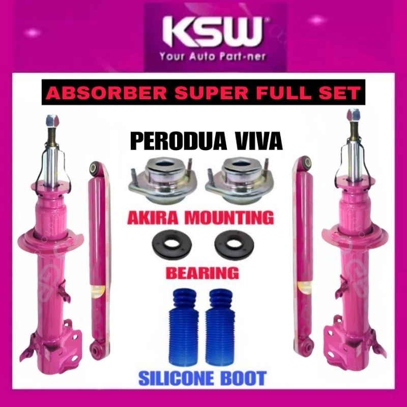 PERODUA VIVA , VIVA ELITE ABSORBER FRONT / REAR KSW HEAVY DUTY ...