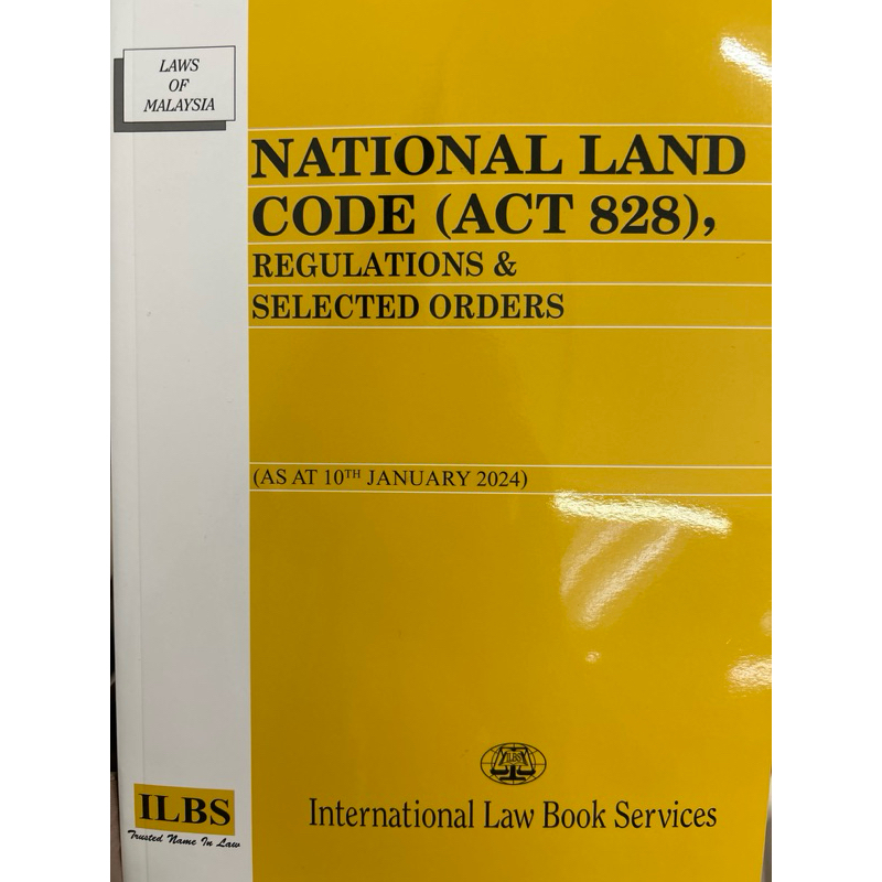 National Land Code (Act 828), Regulations & Selected Orders ...