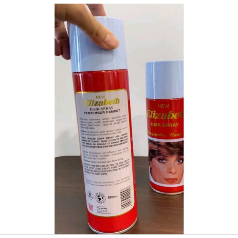 [READY STOCK] ELIZABETH HAIR SPRAY 500ML (PRICE FOR BUYING 12 PCS AND ...