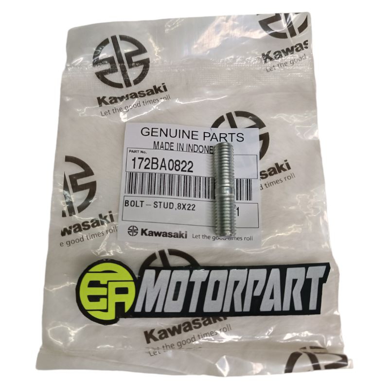 STUD EXHAUST TIANG EKZOS RR 150 ORIGINAL KAWASAKI 100% RR150 ZX150 ...