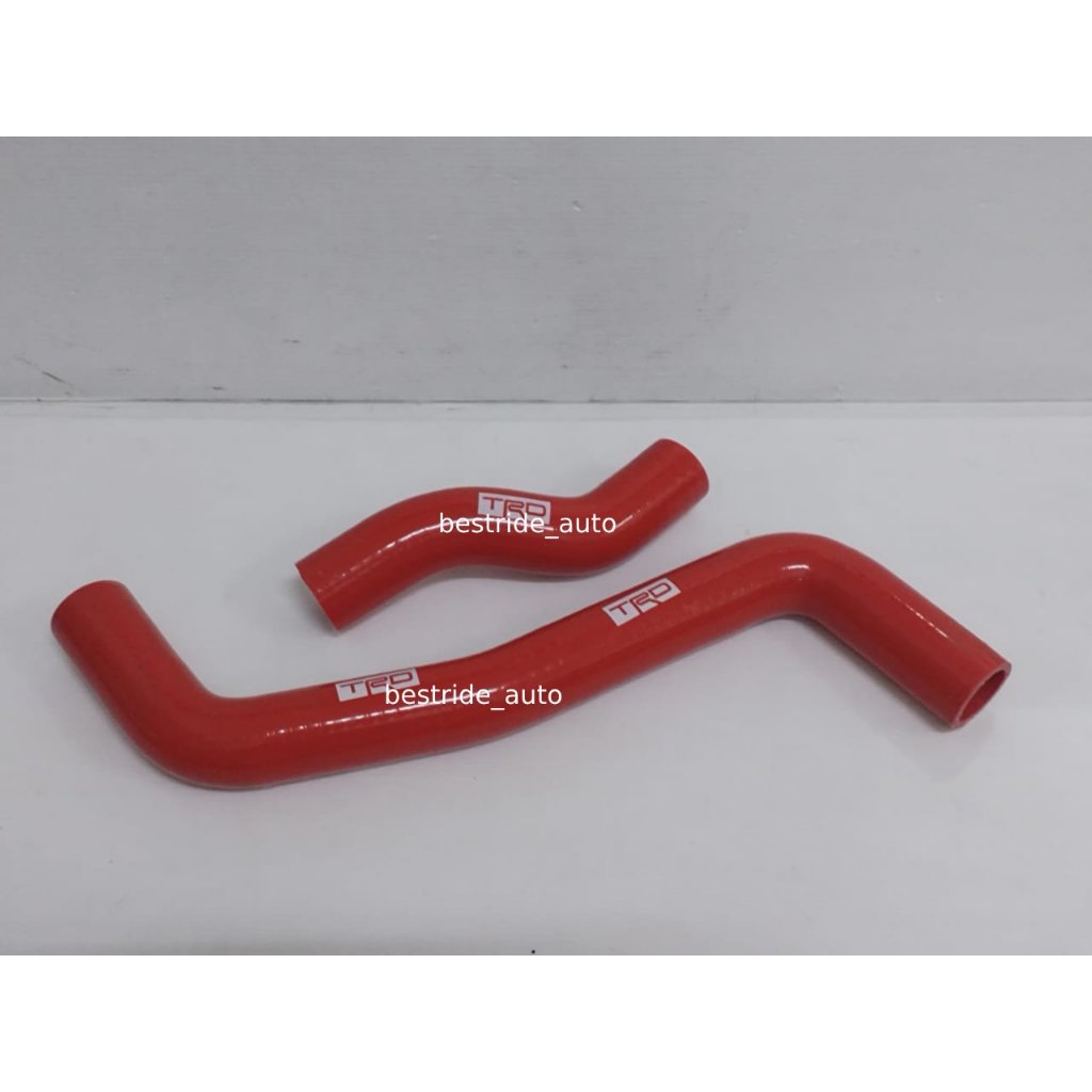 NEW RADIATOR TRD RED RADIATOR HOSE TOYOTA AE101 AE111 4AGE 20V BLACK ...