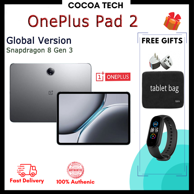 Global Version】OnePlus Pad 2 Tablet 144Hz Snapdragon 8 Gen Global Version】OnePlus Pad 2 Tablet 144Hz Snapdragon 8 Gen