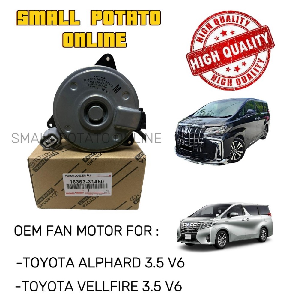 (OEM) RADIATOR FAN MOTOR TOYOTA ALPHARD AGH30 3.6 (V6) ,VELLFIRE 3.5 ...