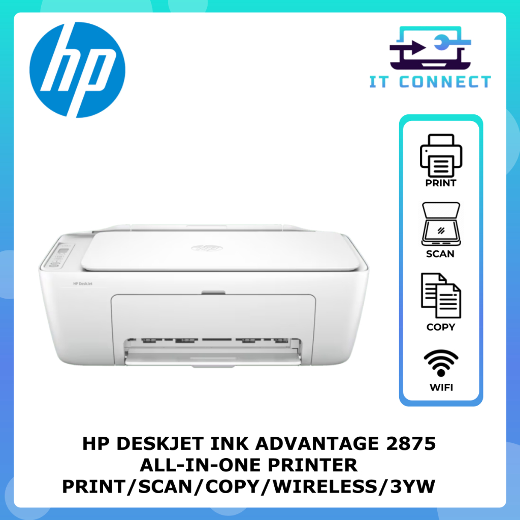 HP DESKJET INK ADVANTAGE 2875 / 2998 / 2999 ALL-IN-ONE PRINTER PRINT ...