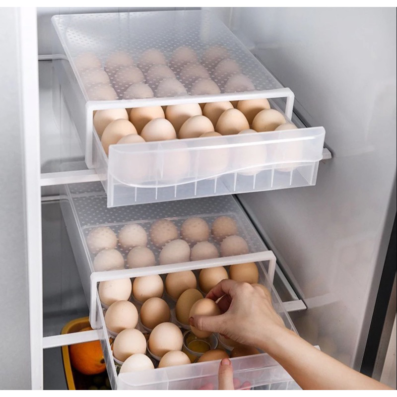 egg storage | rak simpan telur | bekas telur 30biji | Shopee Malaysia