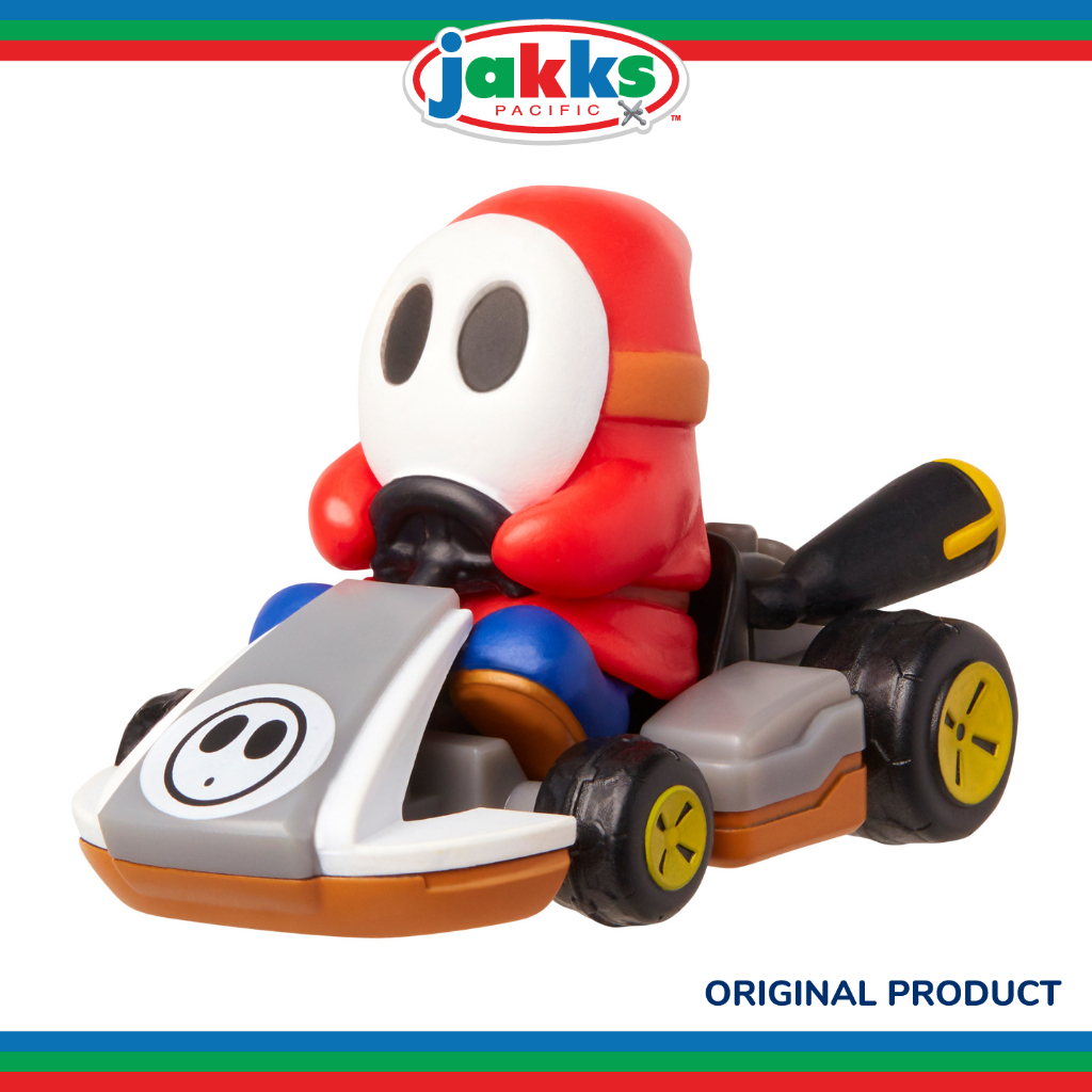 Nintendo Super Mario 2.5 Inch Kart Racers - Mario & Luigi & Yoshi & Shy ...