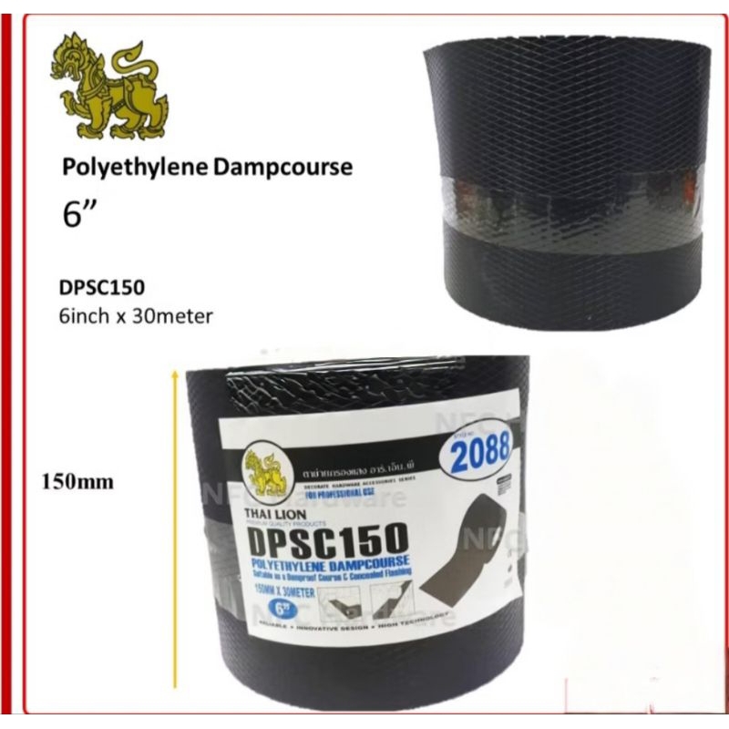 6lnch Polyethylene Damp course DPSC DAMP PROOF COURSE Bricklaying