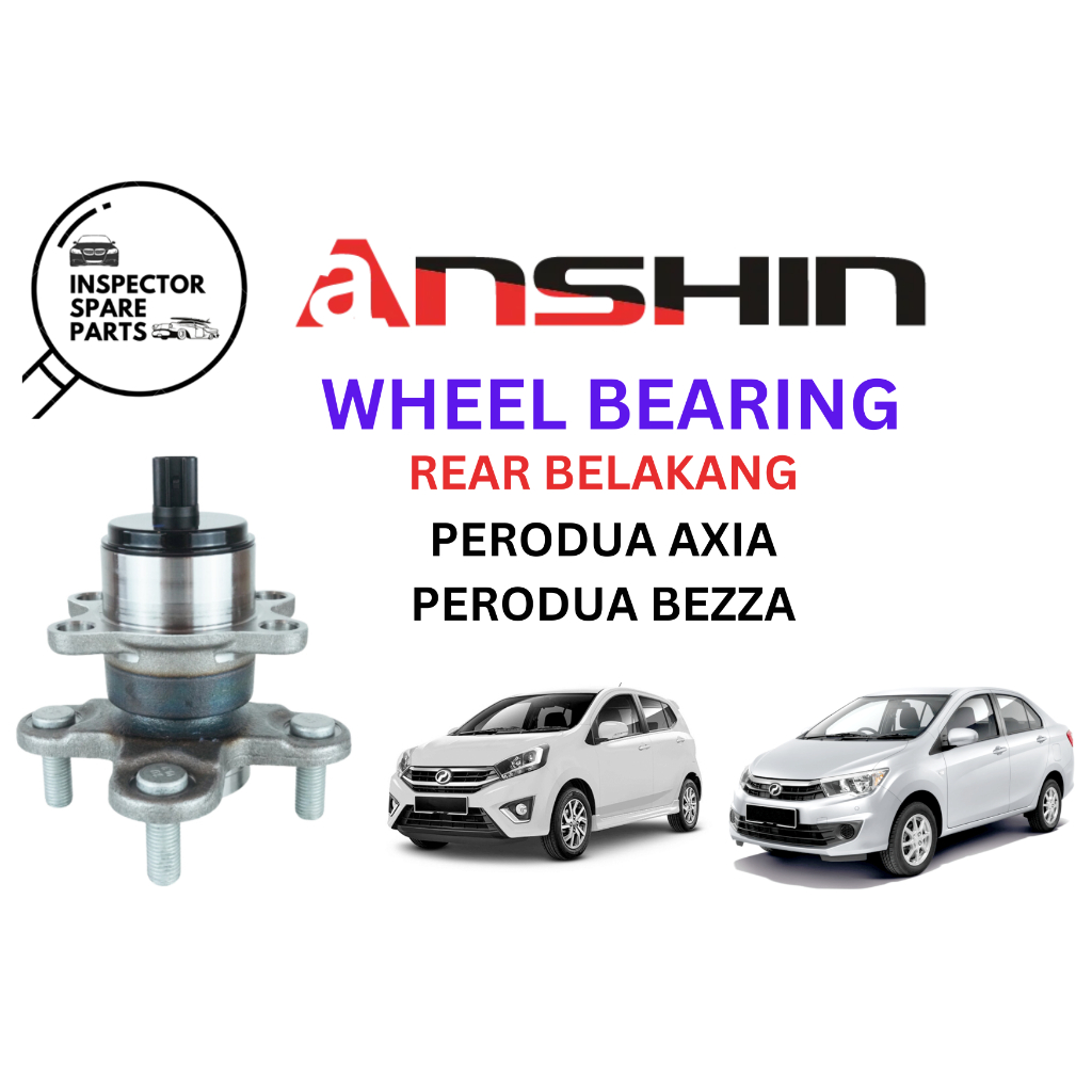 ANSHIN JAPAN QUALITY PERODUA AXIA BEZZA REAR WHEEL BEARING 42410-B6040 ...