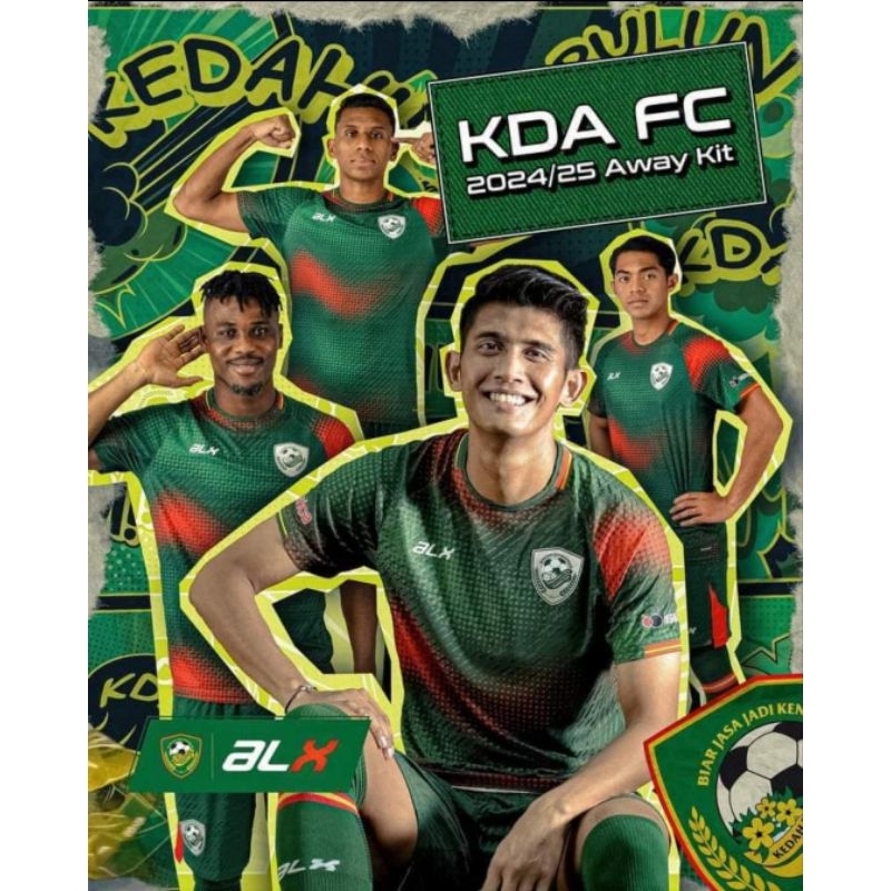 KEDAH FC JERSEY ALX (ORIGINAL) 2024 Shopee Malaysia