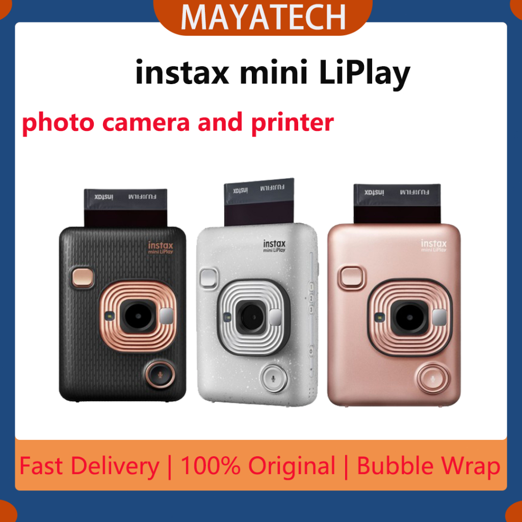 【Ready stock】instax mini LiPlay 2-in-1 hybrid instant photo camera and ...