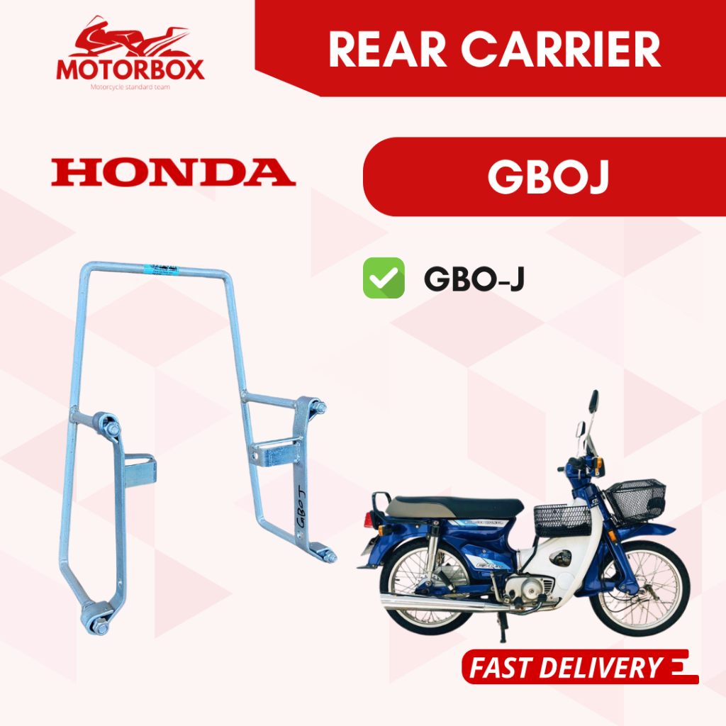 HONDA GBOJ REAR CARRIER - GBO-J GBOJ FIRST MODEL HEAVY DUTY MONORACK ...