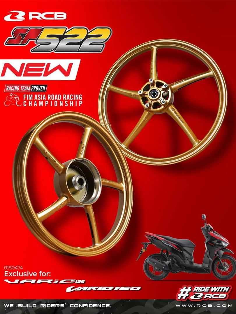 [SALES] RCB SP522 SPORT RIM FOR VARIO 100% ORIGINAL PRODUCT | Shopee ...