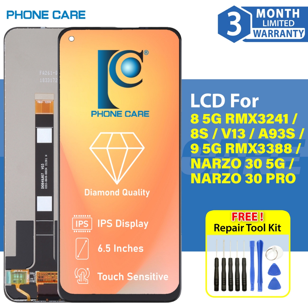 Écran De Remplacement Pour Realme 8 (5G) & Narzo 30 (5G) - Sans Châssis - Neuf
