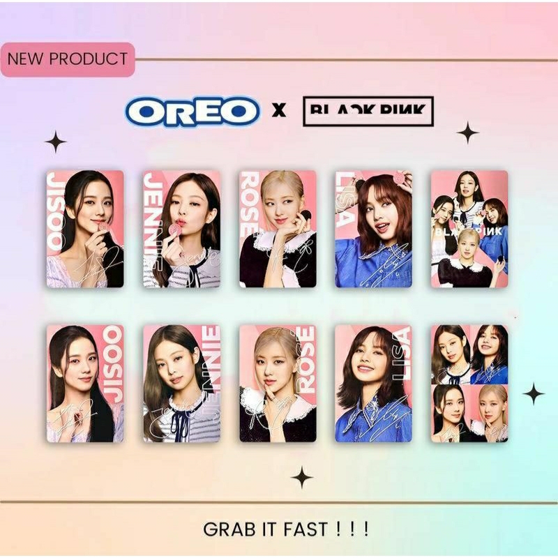 (BLACKPINK) Oreo Offcial Black Pink Photo Card (Limited) | Shopee Malaysia