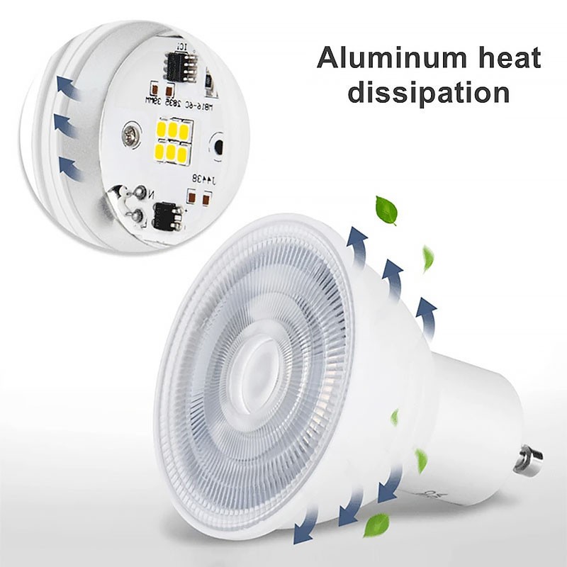 LED Bulb GU10 Mentol 7W LED Spotlight Track Light Tracklight Eyeball ...