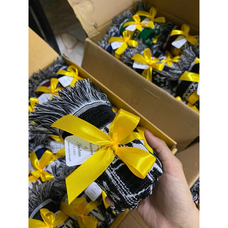 Doorgift Mini Sejadah with Ribbon Loose item | Shopee Malaysia