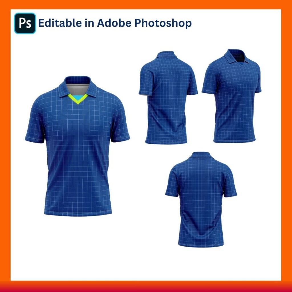 Mockup Retro Collar Jersey Shortsleeve Retro Longsleeve Shirt