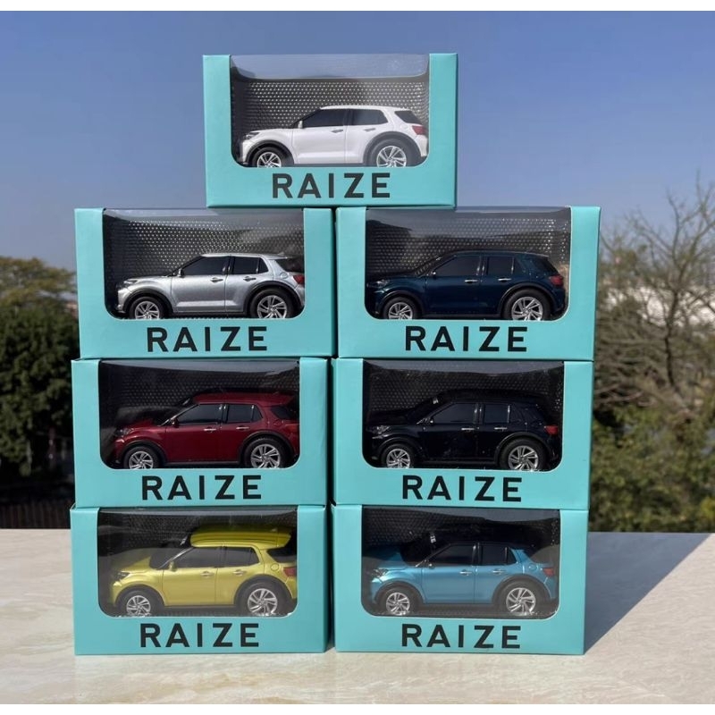 Original Toyota Raize 1/32 Pullback Mini Car Perodua Ativa JDM Diecast ...