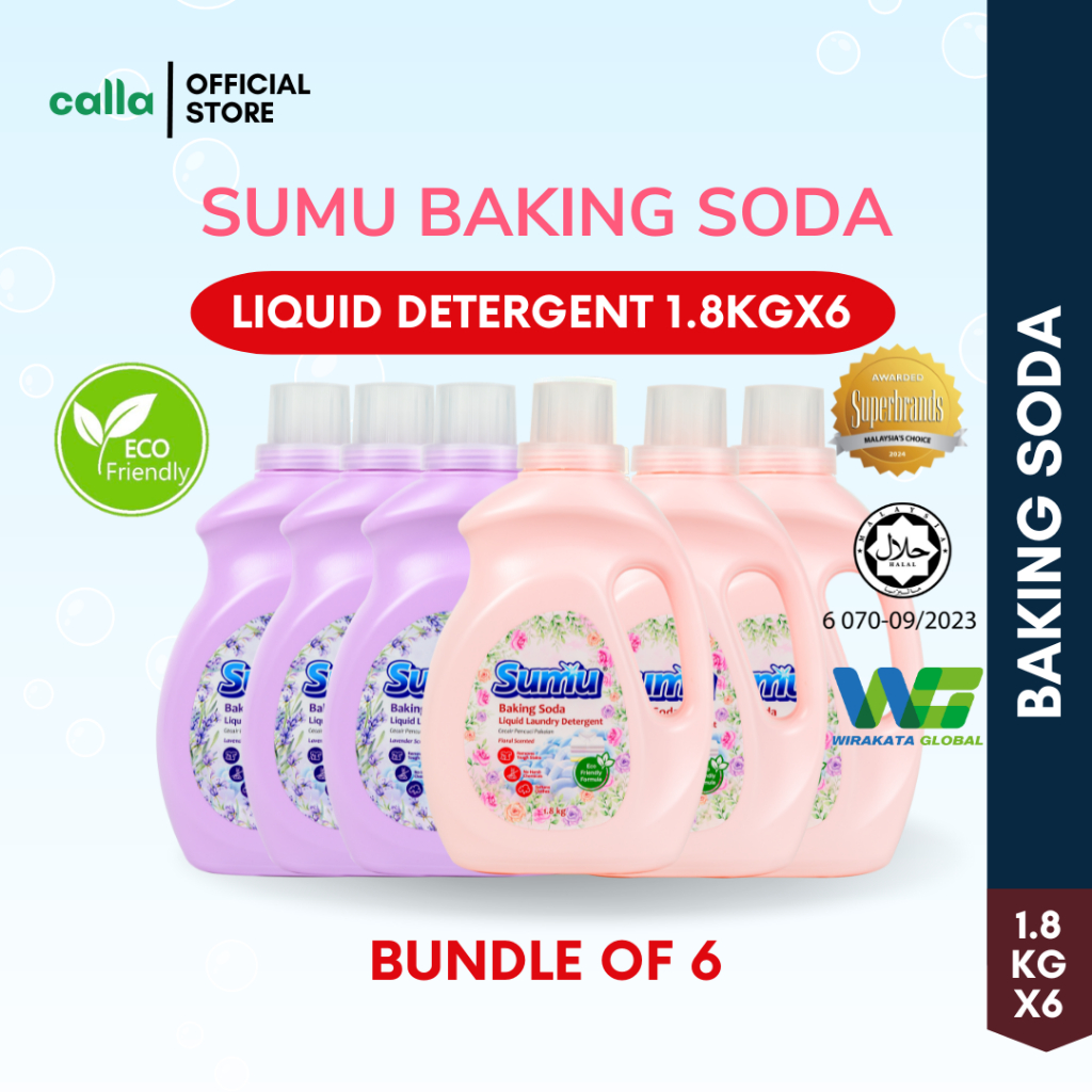 SUMU Baking Soda Liquid Detergent 1.8kg x6 Shopee Malaysia