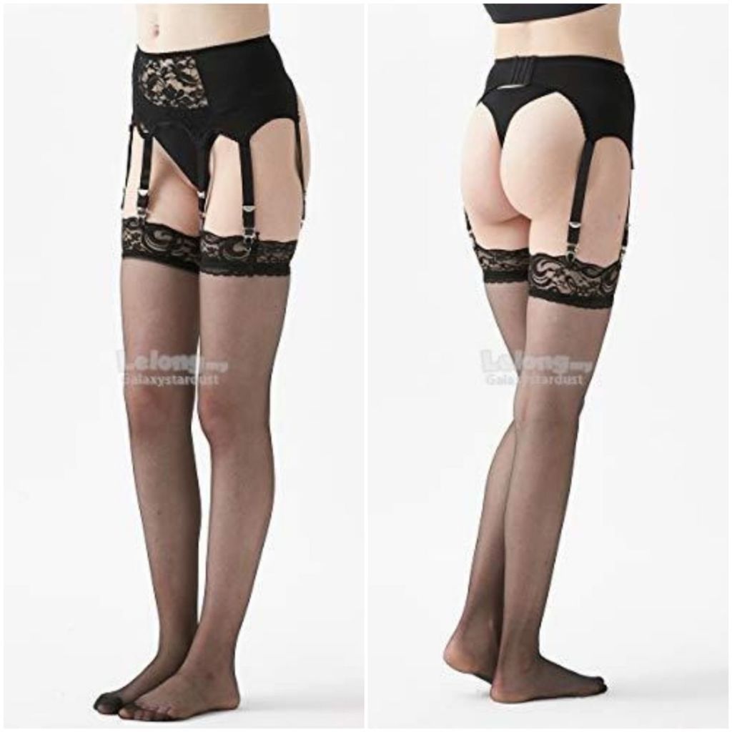 leg avenue garter belt Obsessive Miamor Garter Belt and Thong: Hosiery Box Lingerie main image 1