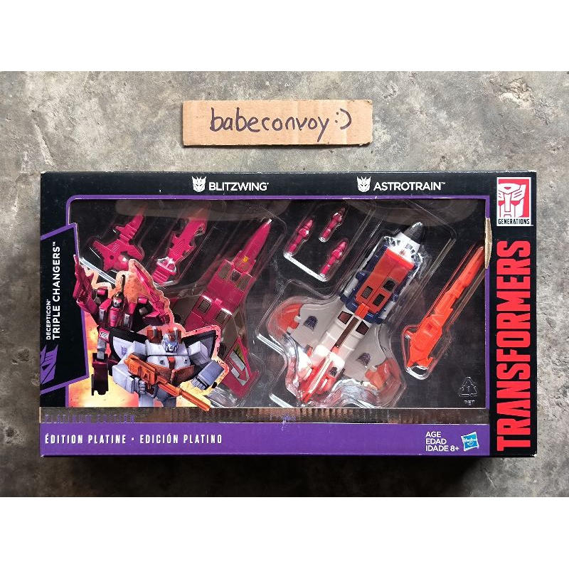Transformers G1 Blitzwing Action Figure Brand New MISB (Mint In Sealed Box) - Reissue Gift