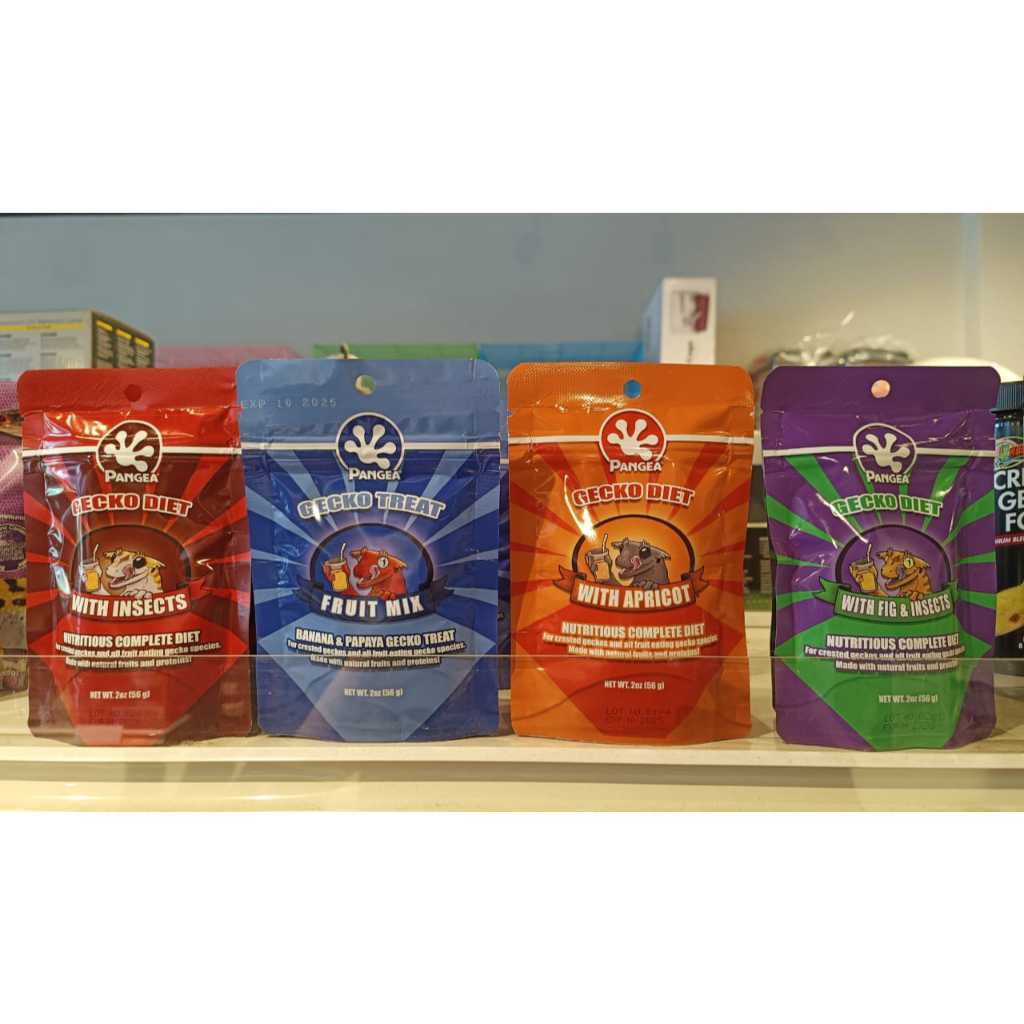 PANGEA FRUIT MIX GECKO DIET CRESTED GECKO REPTILE FOOD WITH INSECT ...