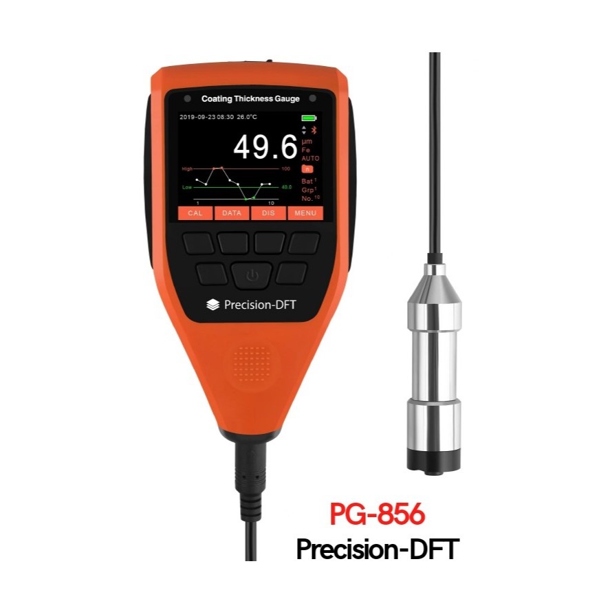 PG-856 Precision-DFT 2.4 Inch Color Screen Coating Thickness Gauge IP40 ...