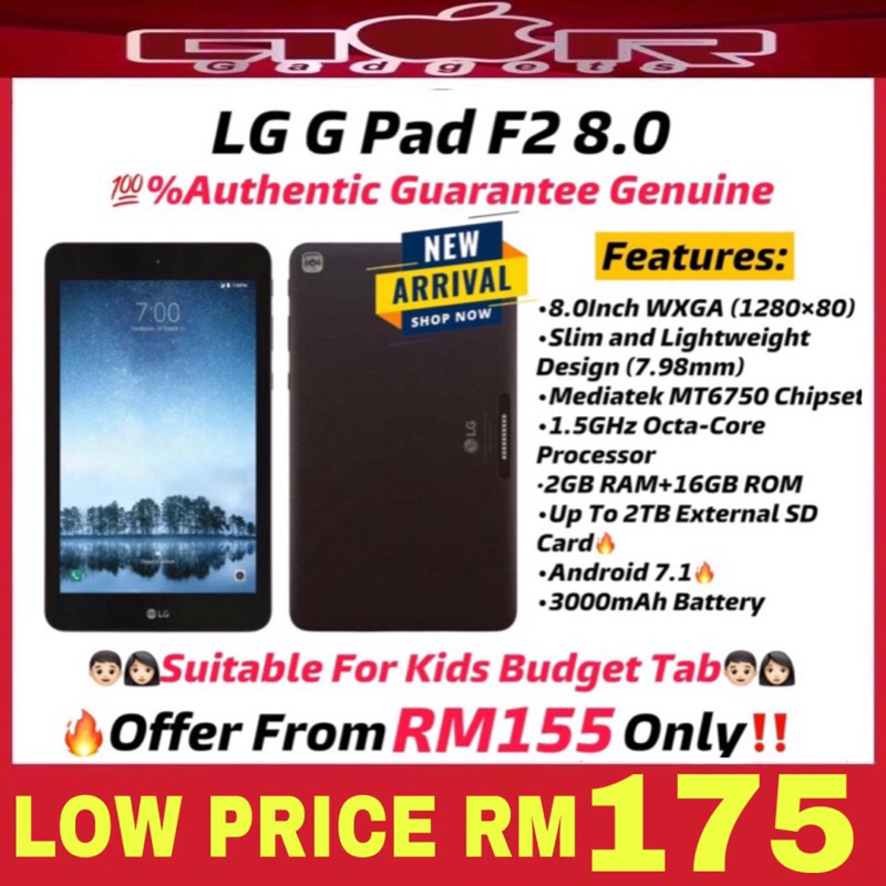 LG g pad cheap f2 8.0