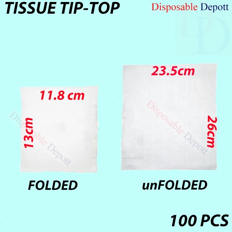 Serviette tissue Tip Top/napkin tissue paper/tisu lipat/tisu makan tisu ...