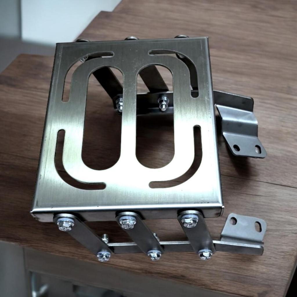 STAINLESS STEEL Foldable Adjustable Heavy Duty Top Rack Lipat Box Kotak ...