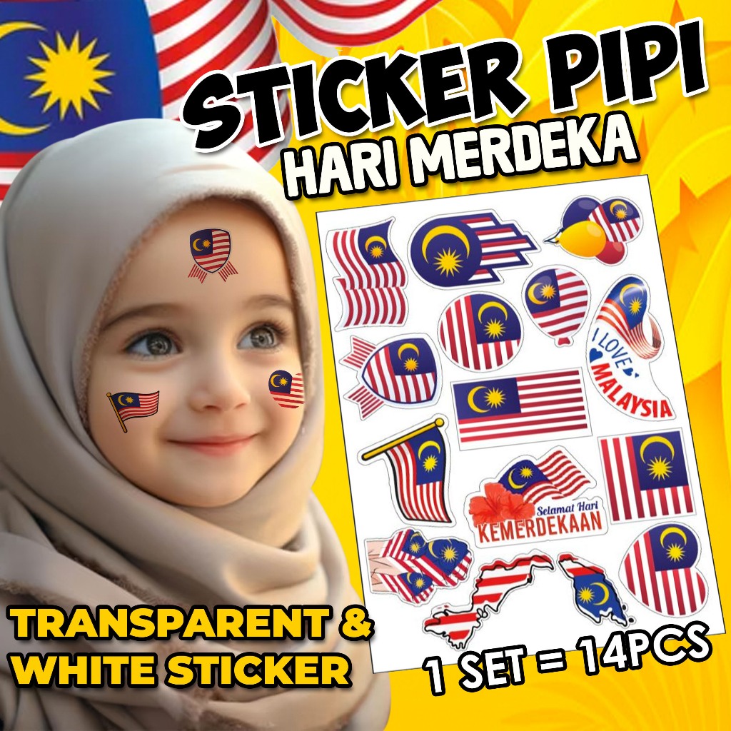 STICKER PIPI HARI MERDEKA | Shopee Malaysia