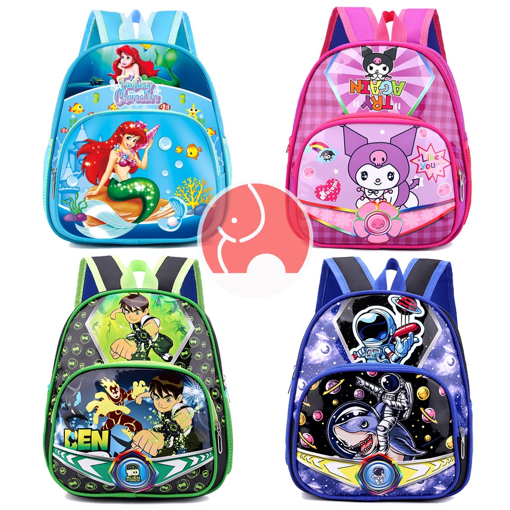 elebaby BP6025 Cartoon Kids School Bag Children High Quality Backpack Shopee Malaysia