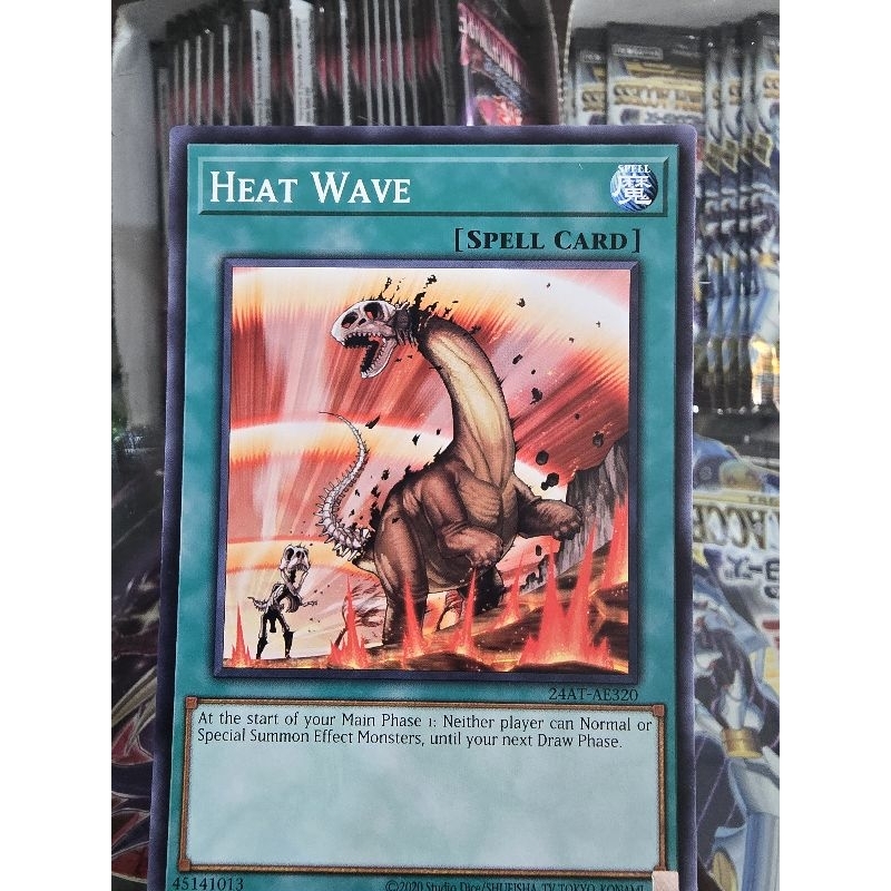 Yugioh SD39-JP028 STBL-JP061 24AT-AE320 Heat Wave Rare/Common | Shopee  Malaysia