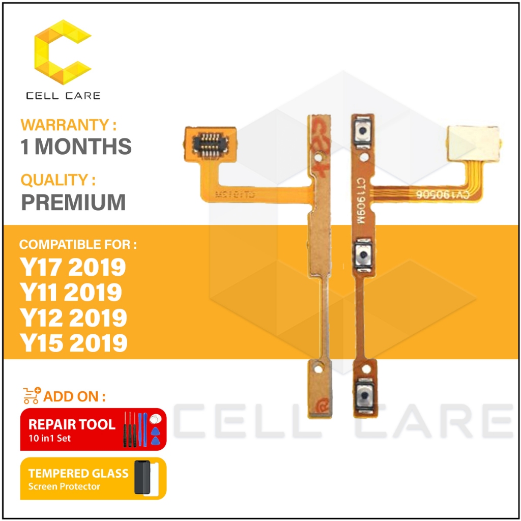 Power On Off Ribbon For VIVO Y17 2019/ Y11 2019/ Y12 2019/ Y15 2019 ...