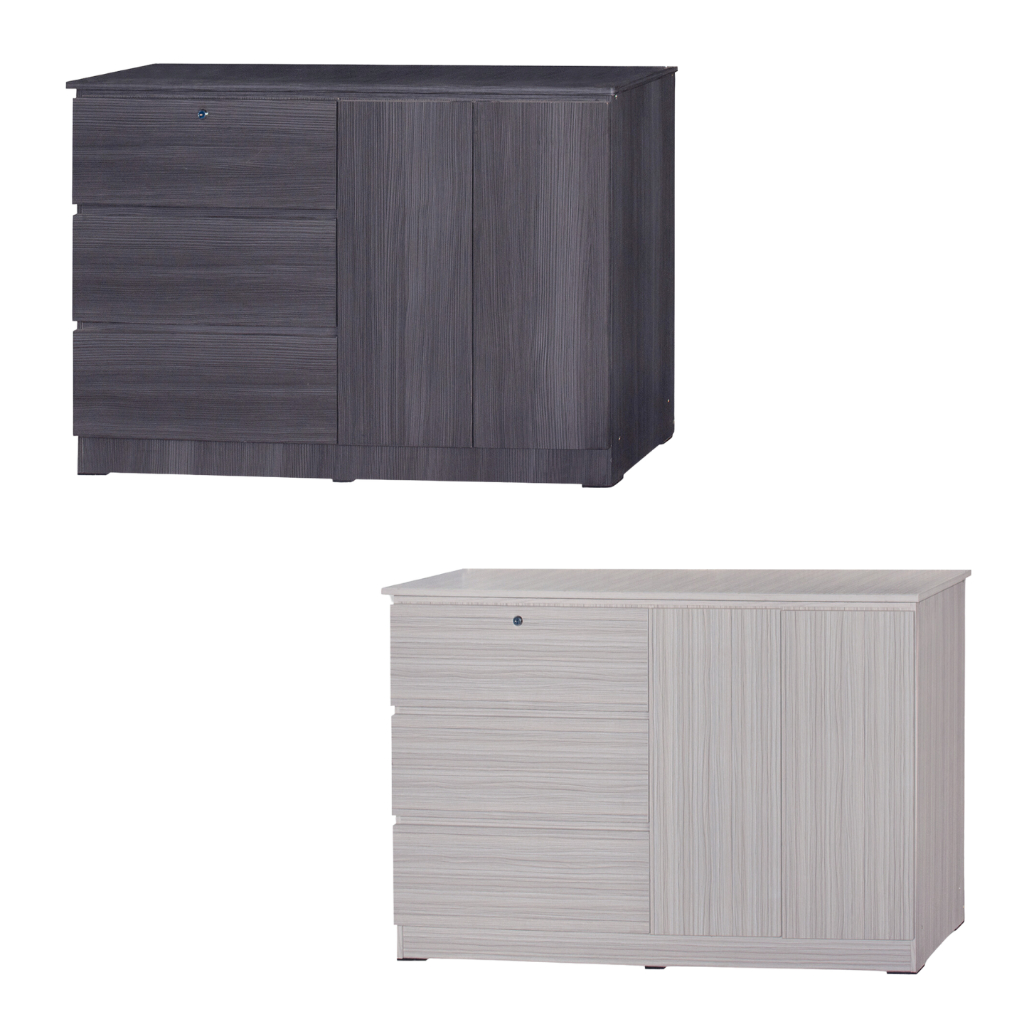 SHIRO Storage Chest Cabinet Drawer Cabinet With 3 Layers (4ft) | Shopee ...