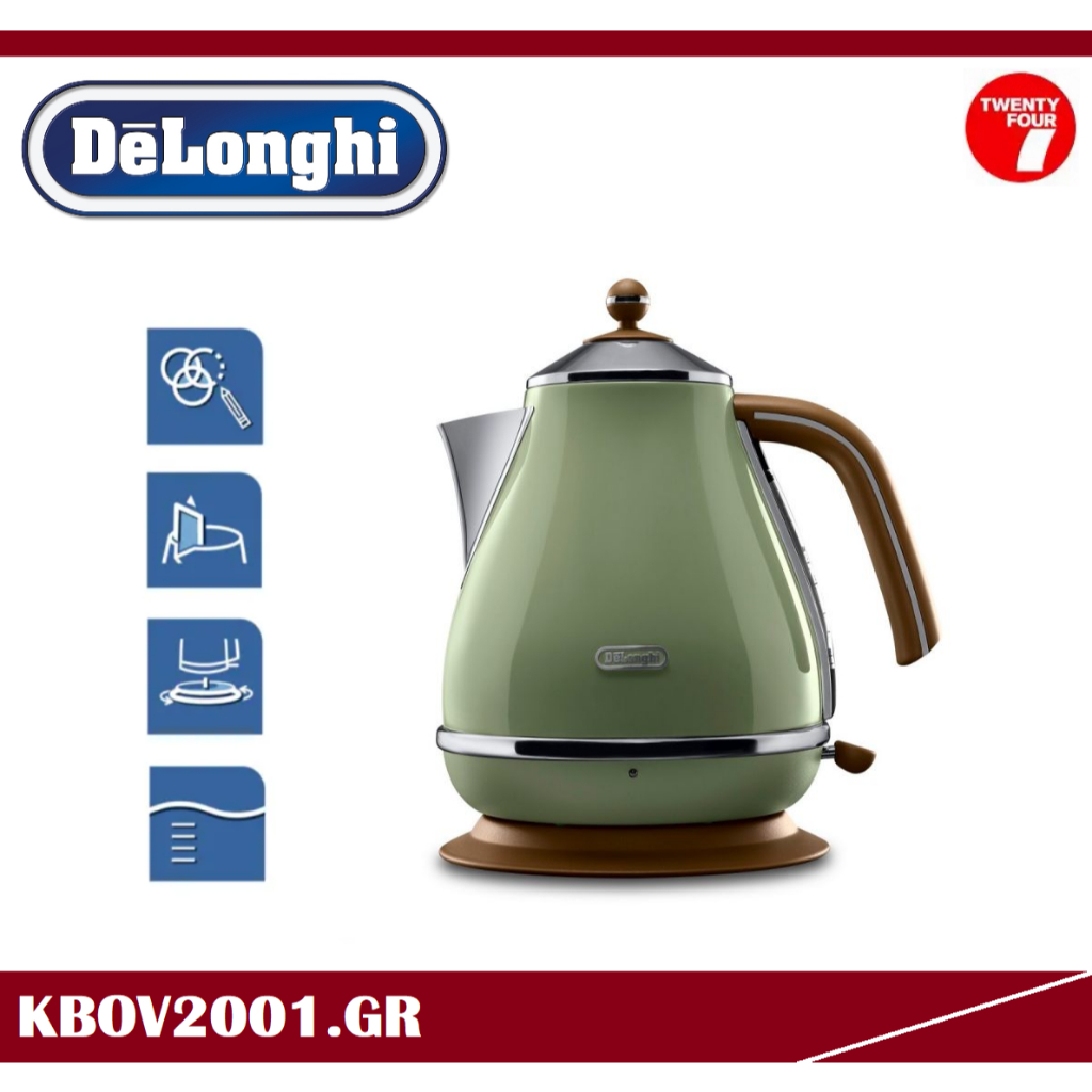 Delonghi olive green kettle best sale