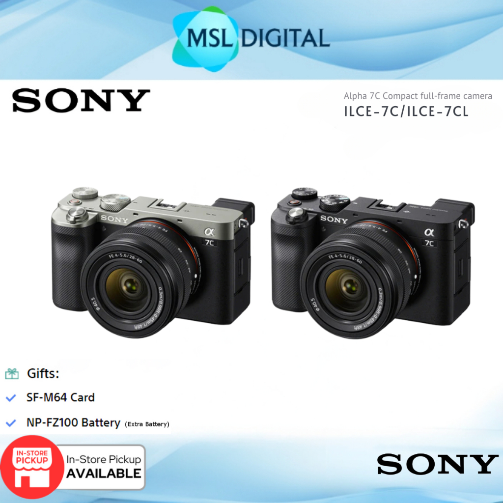 Sony a7C / a7CL Mirrorless Camera with 28-60mm Lens [ ILCE-7C / ILCE ...