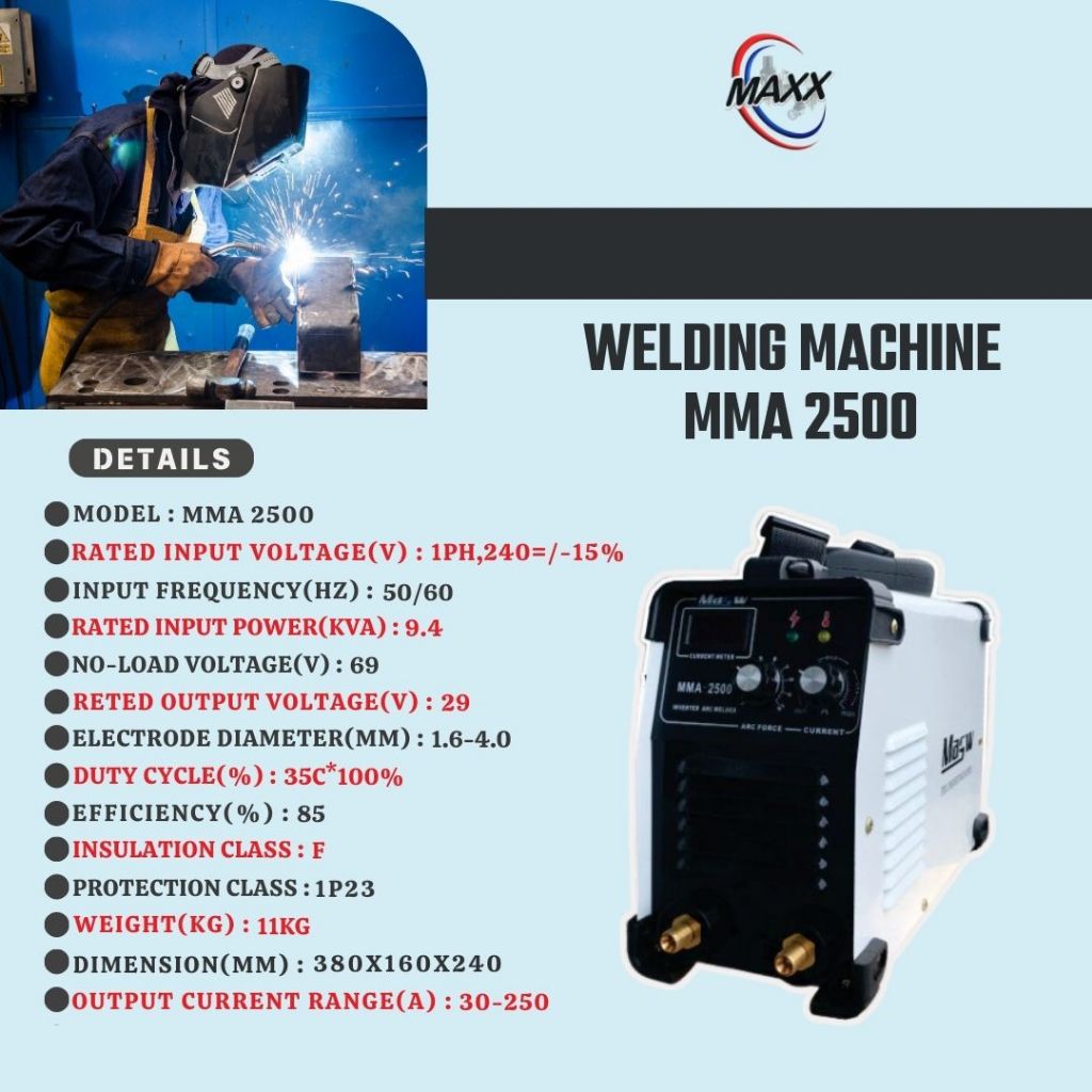 WELDING MACHINE MMA 2500 (MASW) Shopee Malaysia