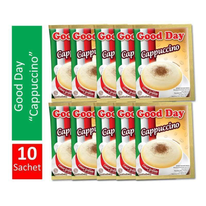 Kopi / Coffee Cappuccino GooDay 1 Renceng ( 10 Sachet ) | Shopee Malaysia