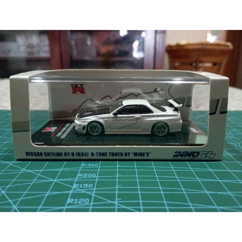 Nissan Skyline GT-R R34 R-Tune Nismo - Inno64 - Échelle 1/64 - Miniature Neuve