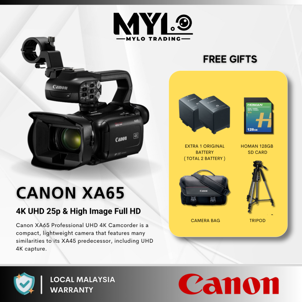 Bedrade LANC-afstandsbediening voor Canon XA75 XA70 XA60 XA65 XA50 XA55