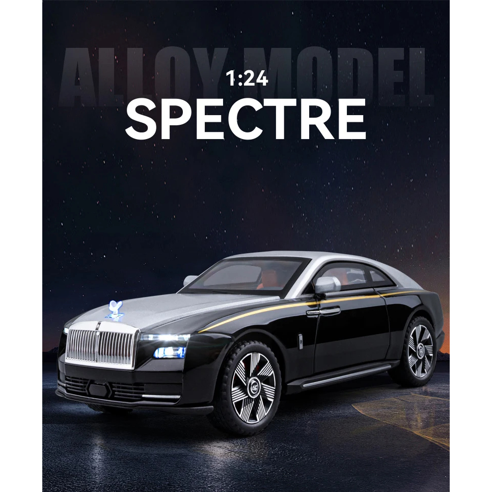 1:24 Rolls Royce Spectre Sport Car Alloy Diecast Car Model Collection ...