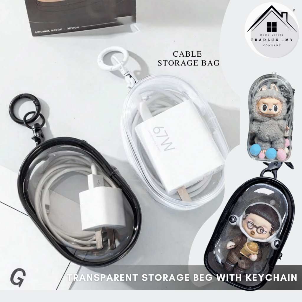 Square Earphone Case Data Cable Storage Bag Zipper Mobile - Temu Australia - View #7
