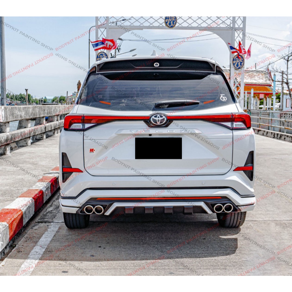 TOYOTA VELOZ 2022 2023 2024 VICTOR STYLE FULLSET SKIRTING (FRONT SKIRT ...