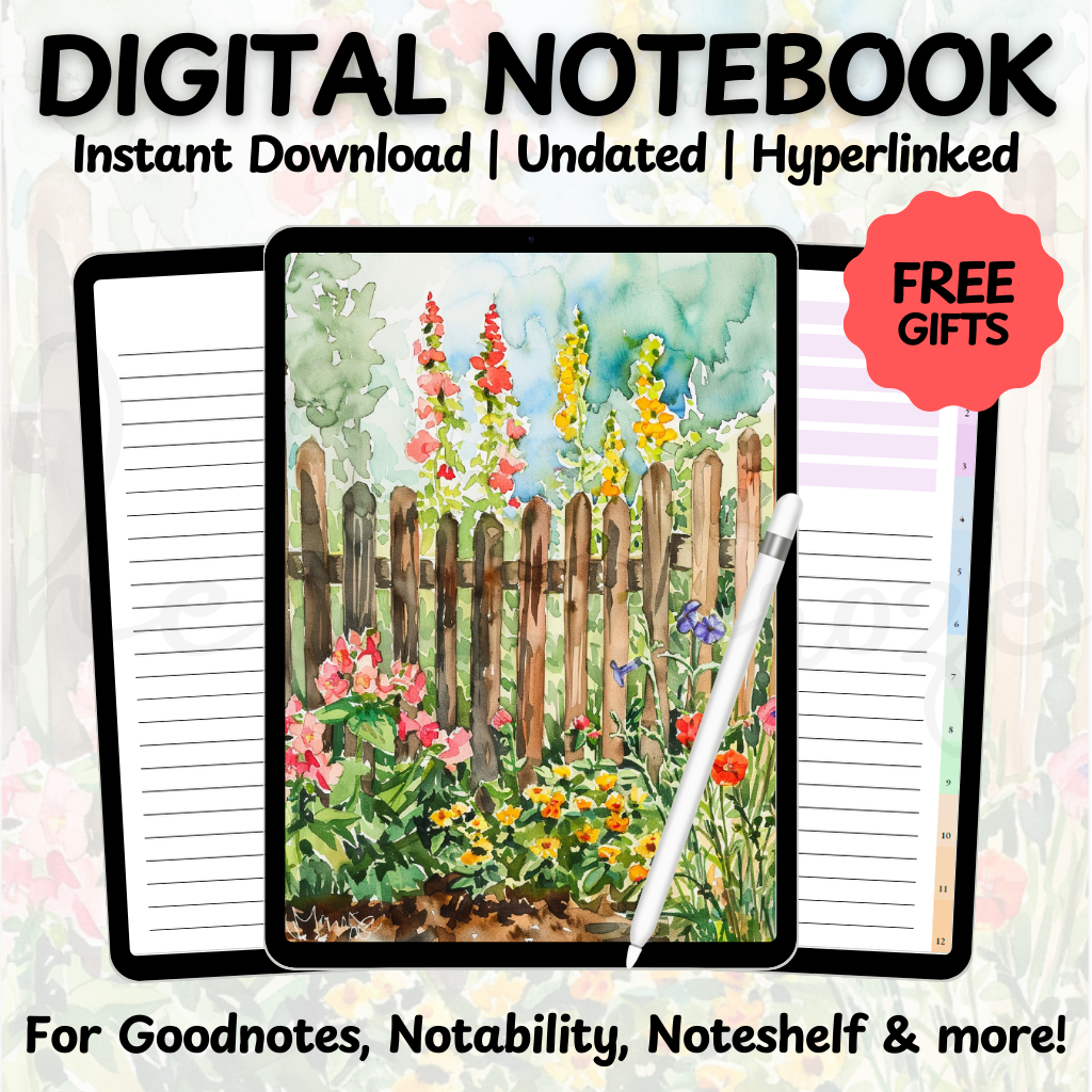 Digital Notebook Hyperlinked Digital Planner Planner Planners
