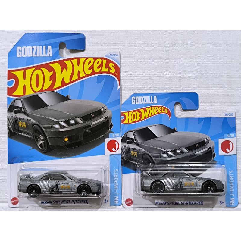 Hot Wheels Nissan Skyline Gtr R33 Godzilla Case N And P 2024 Long Short Card Shopee Malaysia 2813