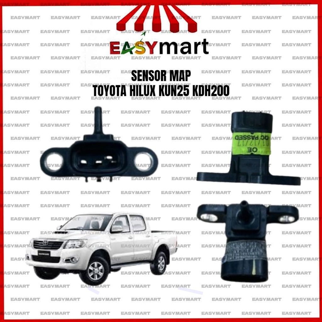 Toyota Hilux KUN25 KDH200 Map Sensor Mass Air Flow Sensor 89421-71020 ...